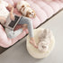20 15, Hansleep Round Stuffed Pouf Ottoman x Foam Filled Faux Fur Ottoman Foot Rest for Chair with Washable Cover, Foot