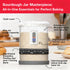 2 Pack 40oz Premium Pro Sourdough Starter Jar Kit - Large Wide Mouth Sourdough Bread Jar with Marked Feeding Band