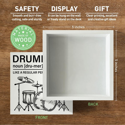 GXLPO Drummer Drumming Drummer 5 5 Inches Gifts for Men Women, Drum Accessories Gifts for Teen Boys Girls Music Lovers