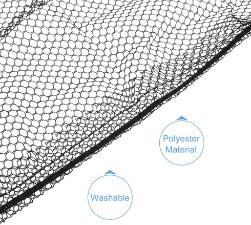 MECCANIXITY 25.6 Inch Mesh Electric Fan Dust Cover, Washable Dustproof Protection Net (Black)