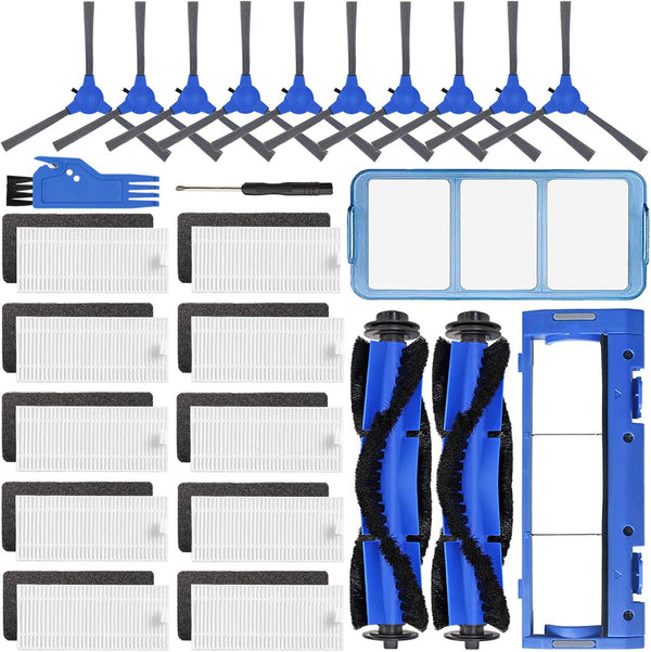 Replacement Parts Accessories Kit for Eufy RoboVac 11S, 15C, 30, 30C, 12, 35C - Filters & Brushes
