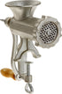Meat Grinder with Tabletop Clamp & 2 Cutting Disks, Cast Iron, Heavy Duty Sausage Maker, Manual Meat Mincer