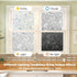 Kromapolis Window Privacy Film, Vinyl Glass Covering, Stained Decorative Film Frosted, Static Window Clings,