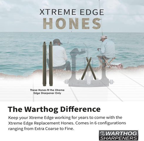 Warthog COARSE 325 Grit V-Sharp XTREME EDGE Replacement Hones for The Xtreme Edge Knife Sharpener System