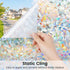 DOWELL Window Privacy Film, Rainbow Decorative Stained Glass Clings, 23.6 x 78.7 inches