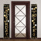 2 Pieces 80th Birthday Party Decorations, Cheers to 80 Years Banner, Welcome Porch Sign