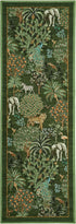 2x6 GarveeHome Jungle Rug Kitchen Runner Rug Non Slip Washable Runners for Hallways, Animal Print Runner Rugs