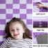 KICMOR 5x8 Purple Rugs for Living Room Bedroom, Fluffy Soft Checkered Area Rug Fuzzy Shag Shaggy Carpet, Indoor Furry