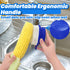 2-Pack PHYEX Vegetable Brush, Non-Slip Grip Veggie Scrubber for Cleaning Food, Fruits, Potatoes