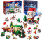 2025 Christmas Advent Calendar, 6 IN 1 Santa Claus Train Building Blocks,