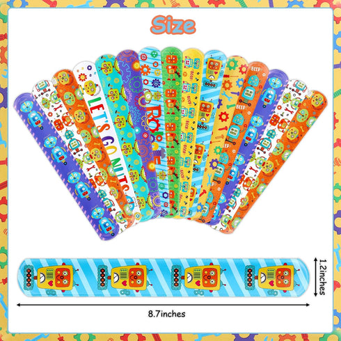 48pcs Serencatcher Slap Bracelets Party Favors for Birthday Baby Shower Party Supplies Gifts