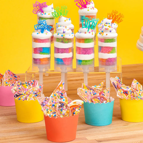 DecoPac Lilac Scalloped Baking Cups, Pack of 50, Oven Safe Cupcake Cases, Perfect for Delicious Cupcakes