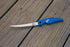 CUDA 6" Curved Boning Fish Knife, Titanium Bonded Stainless Steel Blade, Non-Slip Grip