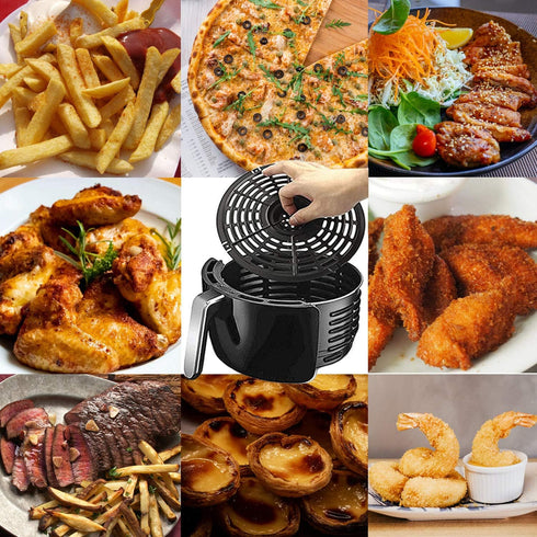 Air Fryer Replacement Grill Pan for Power Dash Chefman 5QT Air Fryers Non-Stick Crisper Plate (8.46in/5QT)