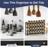AOZITA 28 Countertop, Spice Rack Organizer for Cabinet, Empty Spice Jars with Bamboo lids, Funnel, Spice Labels