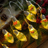 HFXXAD 10 Bulbs Decorate(6.6FT Christmas Lights Indoor, LED Clear Christmas Tree Snow Globe String Lights with Berry