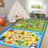 4x6 GarveeHome Washable Kids Rug ft Kids Carpet Play Mat City Car Play Rug with Pirate Theme, Stain-Resistant Non-Slip