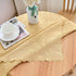 36x36 Inch 22" Square Tablecloth Small Table Cloths Up to Tables Leaves Pattern Scalloped Edge Waterproof Jacquard