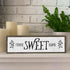 Home Wood Signs (Medium - Wood and Metal, Home Sweet Home)