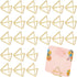 OLYCRAFT 36pcs Mini Place Card Holders, Cute Triangle Shape Table Number Holders for Weddings, Anniversary Party