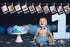 OZCZKZZ Space Photo Banner+Space High Chair Banner,First Birthday Decorations Picture Banner,Astros Birthday Party