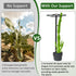 1 12"x12"x50", No-Hammer Pcs Heavy Duty Dragon Fruit Trellis Adjustable Metal Dragon Plant Support Stand, Durable