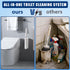 70 1 Pack. Disposable Toilet Brush with Toliet Wand Refills, Toilet Brush and Holder, Wall-Mounted Toilet Bowl Wand
