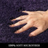 MIULEE Toilet Rug U Shaped for Bathroom - Soft and Absorbent Microfiber Contour Bath Rugs for Toilet, Non Slip Rubber Backside for Extra Safety, Machine Washable - Dark Purple, 20''x24'' by MIULEE