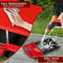 3-Compartment VINGLI Chicken Nesting Box Roll-Out with Plastic Baskets, Egg Nesting Boxes for Hens, Chicken Coop Laying