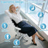 CushZone Ergonomic Seat Cushion & Lumbar Support Pillow - Memory Foam for Sciatica Pain Relief & Posture Correction