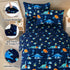 5 Set Set david's kids Piece Twin Comforter - Soft Breathable Bedding Twin for Boys Girls, Includes Quilted Comforter