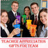 12 Set 24oz Skylety Teacher Appreciation Gift Bulk Include Reusable Pencil Plastic Coffee Cup with Lid Straw Graduation