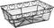 Winco Rectangular Wire Fruit Basket, 9-Inch x 5-7/8-Inch x 3-Inch, Black