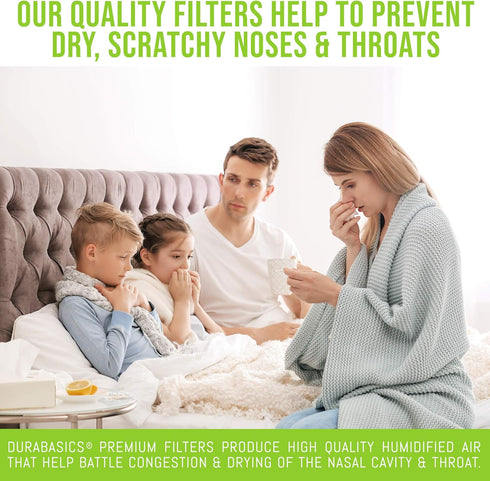 Durabasics Filter Replacements for Honeywell Filter T, 4 Pack for HEV615 & HEV620