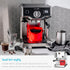 Dreamfarm Grindenstèin Compact Espresso Coffee Grind Knock Box, Sturdy, Black
