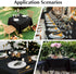 2 Pack 36X36 Inch Small Square Table Cloth Black Washable Fabric Tablecloth Polyester Solid Table Cover for Night Stand