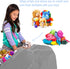 Posh Stuffable Kids Stuffed Animal Storage Bean Bag Chair Cover, X-Large 48", Solid Gray