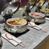 LIANYU Copper Serving Spoons Set of 6, 9.8 Inch Stainless Steel Large Dinner Buffet Spoons, Dishwasher Safe