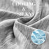 LUXEAR Cooling Blanket for Hot Sleepers, Japanese Q-Max>0.4 Arc-Chill Fiber, Twin Size 59 X 79in - Gray