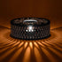 Creano Black Stainless Steel Tea Warmer with Tea Light Holder - Tea Cosy - Stable Not Rattling - Rechaud Suitable