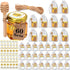 XING-RUIYANG 60 pack 1.5 oz Mini Honey Jarsbaby shower favors,There's honey sticks, bee