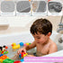 Longer Bath Tub Splash Guard for Kids,Silicone Bath Toy Holder for Bathtub,Prevent Water Spills in Bathroom,Fun-Filled