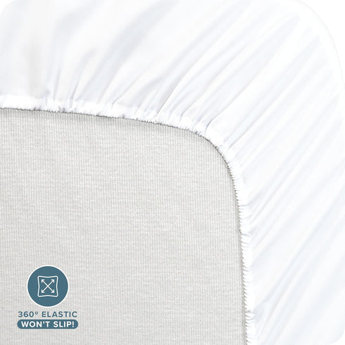 Bare Home Quilted Fitted Mattress Pad (King) – Cooling Topper, Washable, Stretch-to-Fit up to 15 Inches Deep
