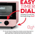DASH Mini Toaster Oven Cooker for Bread, Bagels, Cookies, Pizza, Paninis & More, with Baking Tray, Auto Shut Off - Pink