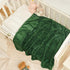 30x40 inches InHand Fleece Baby Blanket, Super Soft Swaddle Blanket, Plush Fuzzy Warm Green Throw Blanket, Newborn