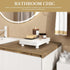 Counter EOSAHR Decorative Pedestal Stand for Home Decor Farmhouse Bathroom Organizer & Soap Holder for Bathroom Sink