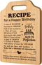 Birthday Gifts for Women Men, Unique Birthday Gift Ideas, Recipe Cutting Board Gift