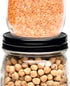 AllSpice Rust-Proof Narrow Mouth Aluminum Metal Mason Jar Lids, Leak-Proof 12-Pack in Black