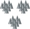 Beistle 24-Piece Cone Hats in Silver, Classic Elegant Party Supplies for Birthdays, Anniversaries