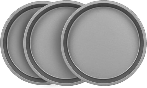 OvenStuff HG368-AZ Nonstick Bakeware, 9" Round Cake Pan, Set of 3